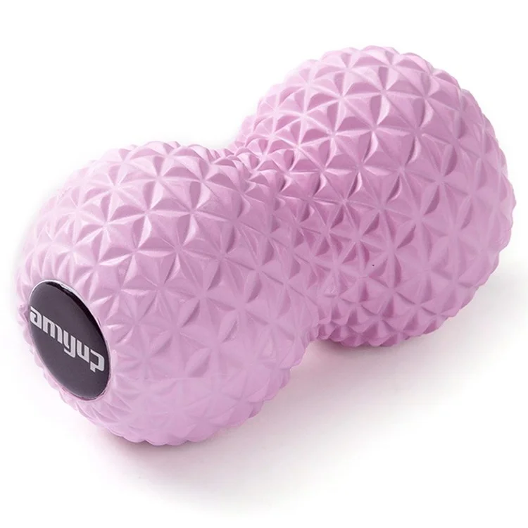 AMYUP EVA Peanut Shape Massage Ball Fitness Yoga Muscle Relaxation Body Foot Fascia Massager - Pink