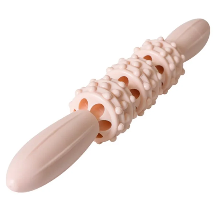 AMYUP Body Slimming Massage Stick Waist Neck Leg Muscle Relaxation Rolling Massager - Pink