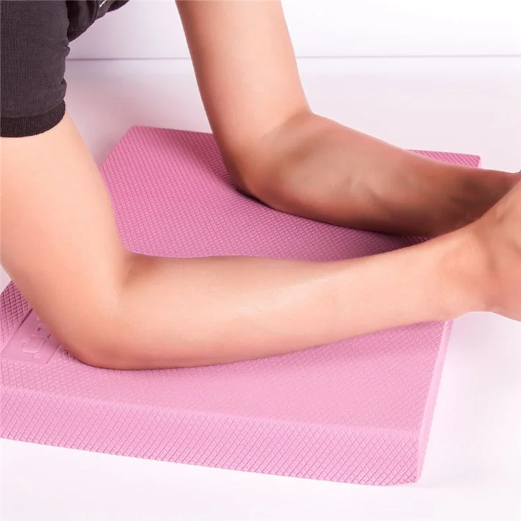 AMYUP TPE Balance Cushion Non-slip Pedal Block Yoga Fitness Training Equipment - Pink