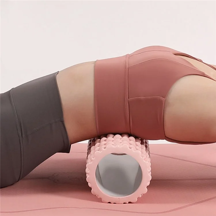 AMYUP Foam Roller Massager Body Roller for Exercise Physical Therapy Muscle Massage Yoga and Stretching Equipment - Purple