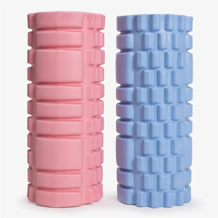 AMYUP Rouleau de massage en mousse pour le sport Conception de point de déclenchement Rouleau musculaire pour fitness Pilates Yoga Physio Massage - Noir 
