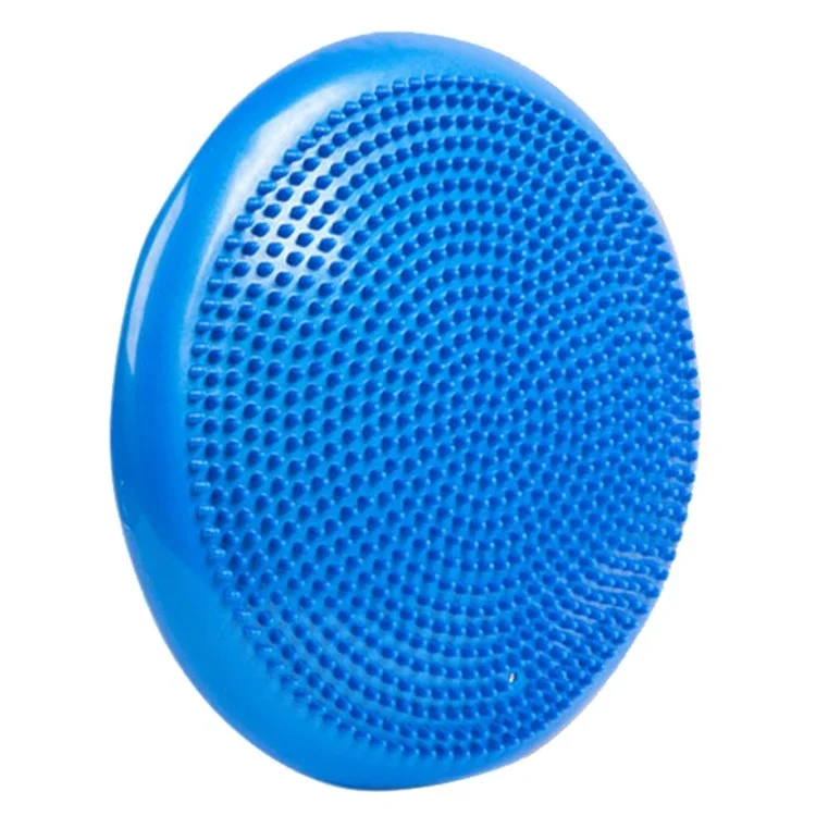 Amyup PVC Aufblasbare Yoga Ball Kissen Balance Pad Massage Fitnesskugeln Pilates Anti-stress-ball Fitball Mit Pumpe - Blau