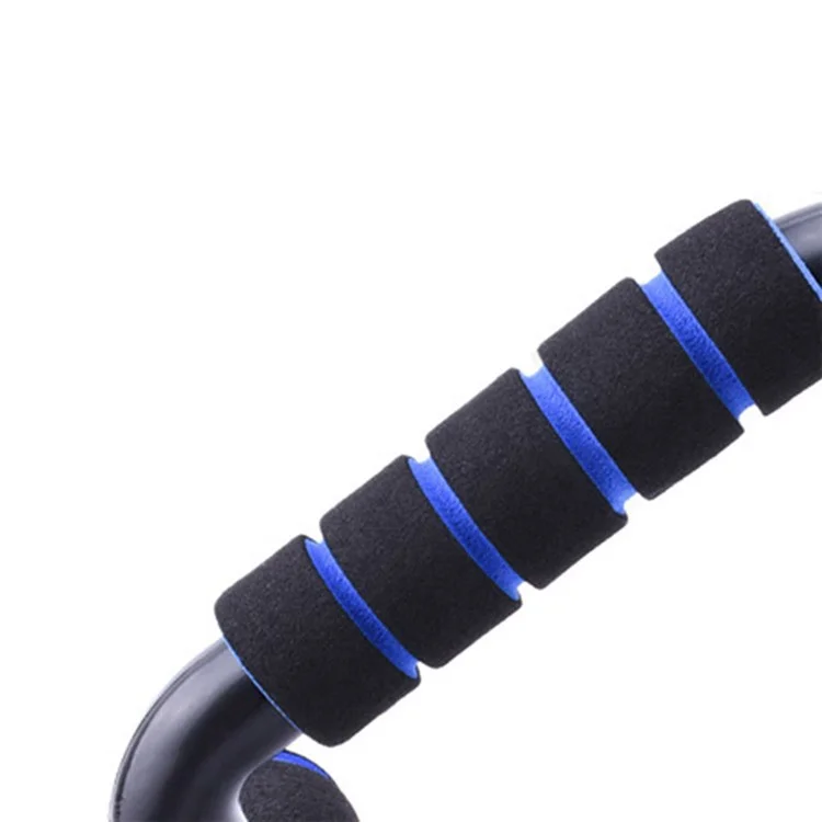 AMYUP 1 Paar H-förmige Push-Up-Unterstützungsständer Pectoralis-Armmuskel-Push-Up-Griffe Trainer - Blau/Schwarz