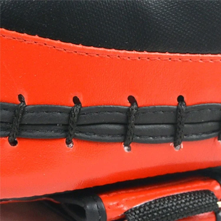 KAILUN NW-065 1Pc Muay Thai Arc Boxing Foot Target Shockproof Taekwondo Kicking Pad MMA Glove Shield - Red