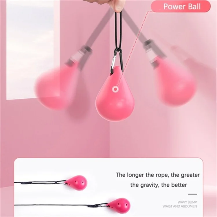 21 Sections Detachable Slimming Hoop Weight Loss Abdominal Waist Massage Weighted Fitness Hoop - Pink