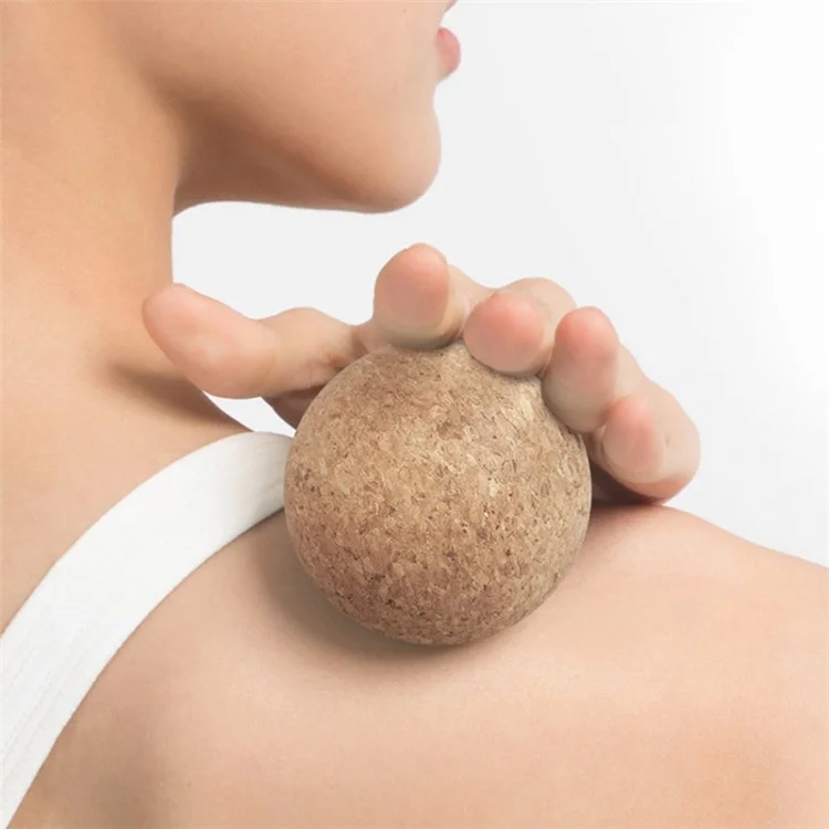 70MM Diameter Deep Tissue Muscle Cork Massage Ball Massaging Tool for Muscle Relaxing, Physical Therapy