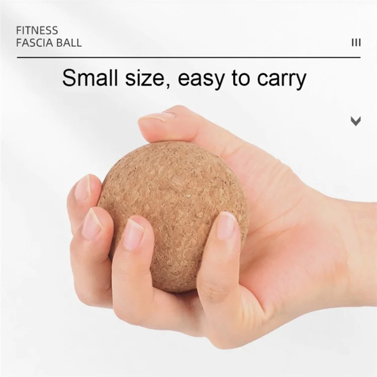 70MM Diameter Deep Tissue Muscle Cork Massage Ball Massaging Tool for Muscle Relaxing, Physical Therapy