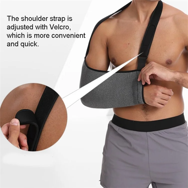 MK115 Comfortable Cloth Arm Sling Shoulder Immobilizer Cuff Injury Arm Brace Support for Shoulder Injury