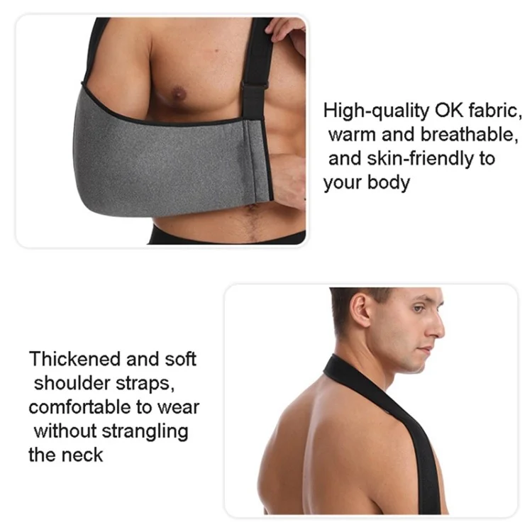 MK115 Comfortable Cloth Arm Sling Shoulder Immobilizer Cuff Injury Arm Brace Support for Shoulder Injury
