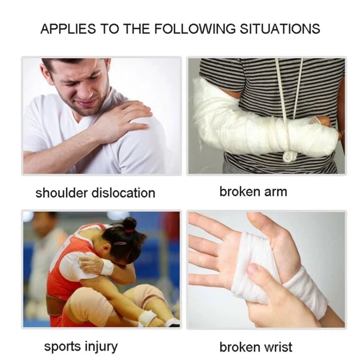 MK115 Comfortable Cloth Arm Sling Shoulder Immobilizer Cuff Injury Arm Brace Support for Shoulder Injury