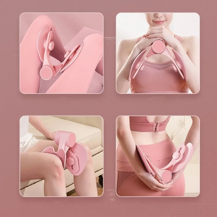 Pelvic Floor Inner Thigh Exerciser Strengthener Pelvis Recovery Trainer with 3 Holes Adjustment - Blue
