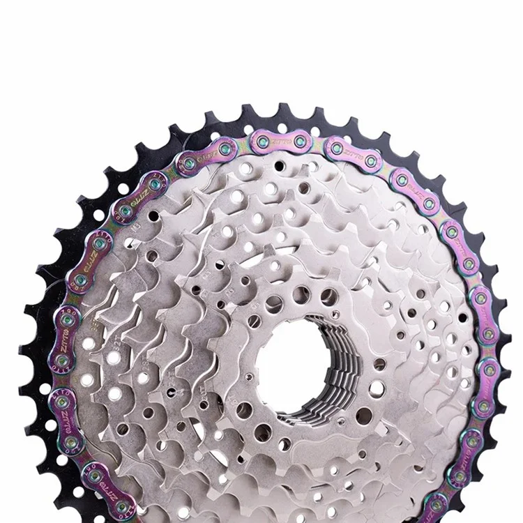 ZTTO Z10 MTB Road Folding Bike Chain 10-Speed 116 Links Carbon Steel Bicycle Chain - Gold