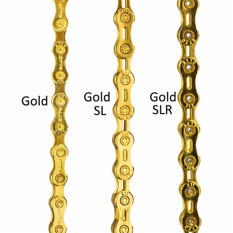 ZTTO Z11 Carbon Steel MTB Road Bike Chain 11-Speed 116 Links Bicycle Chain - Colorful