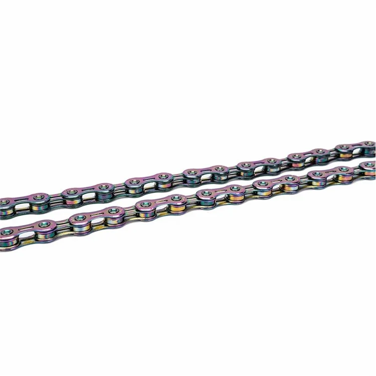 ZTTO Z11 Carbon Steel MTB Road Bike Chain 11-Speed 116 Links Bicycle Chain - Colorful