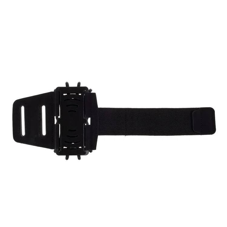 4-6.5 inch Rotating Mobile Phone Arm Bag Adjustable Sports Running Arm Band Wrist Bag - Black