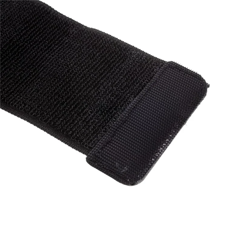 4-6.5 Pouces Sports Rotatifs Runnband Bras De Téléphone Portable Sac De Poignet Réglable - Noir