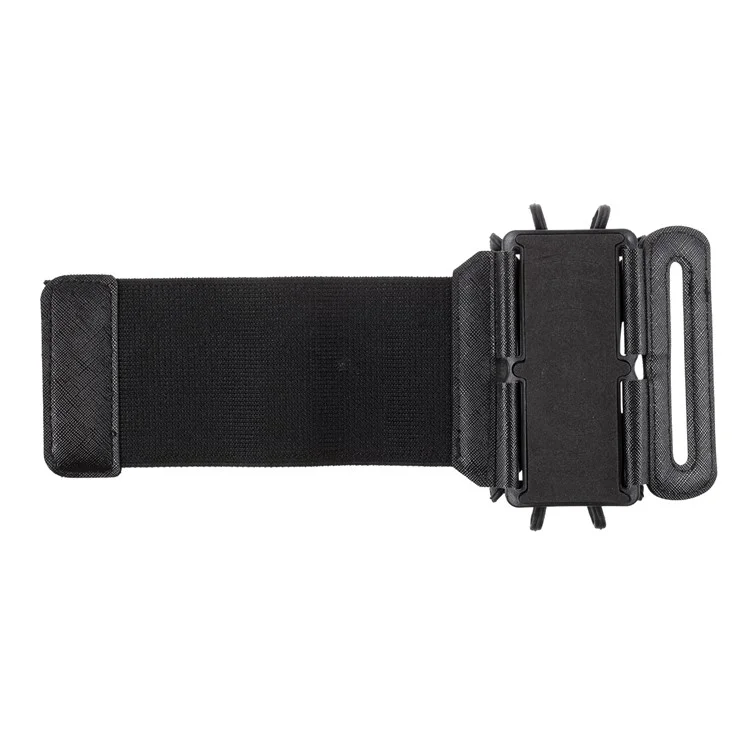 4-6,5 Zoll Rotierender Sport Lauf Armband Handy Armbeutel Einstellbare Armband Tasche - Schwarz