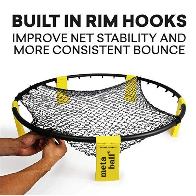 Mini-Beachvolleyballspiel Outdoor Spike Ball Net Game Teamsport für Kinder und Erwachsene