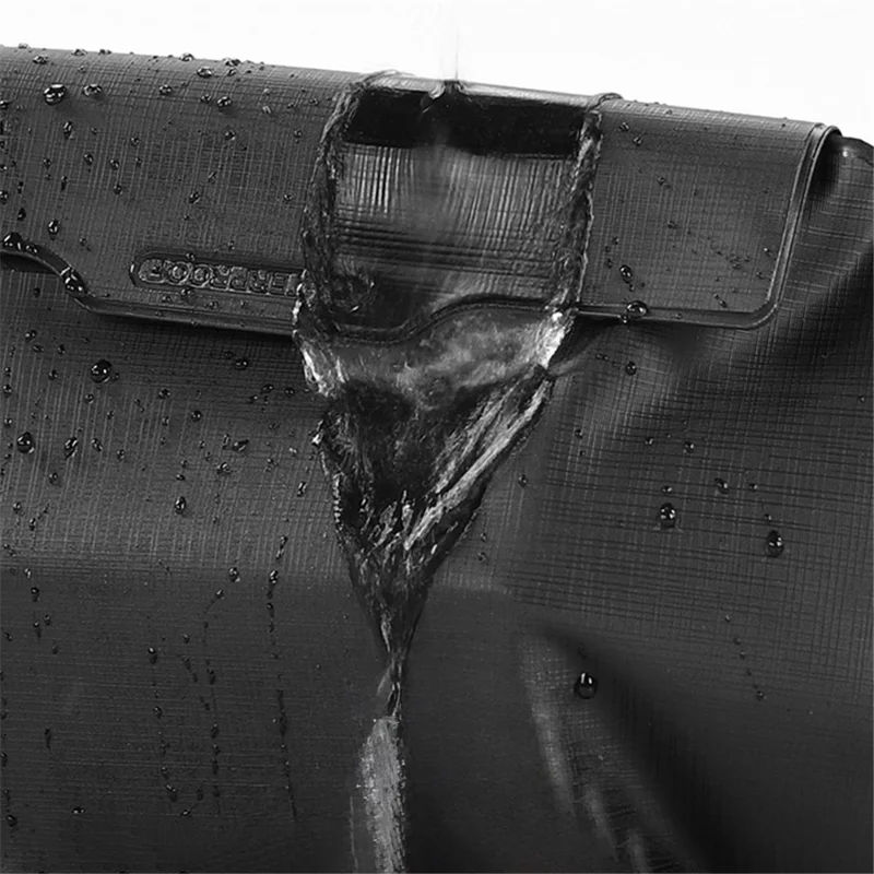 TTEOOBL IPX8 Waterproof Waist Bag Touch Screen Phone Chest Pack with Adjustable Strap - Black