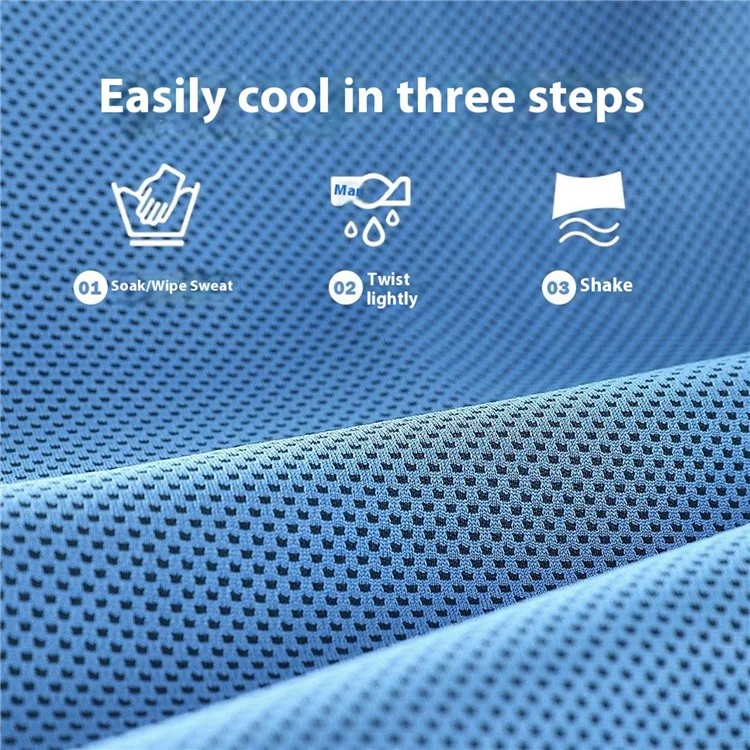 VILICO AB132 Athletic Wrist Sweatband Exercise Cooling Summer Wristband - Blue