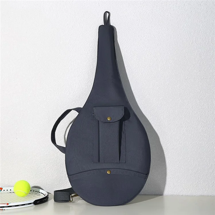 5620 Canvas Tennis Bag Waterpronation Portable Tennis Racket Satch, 34x76cm - Серый