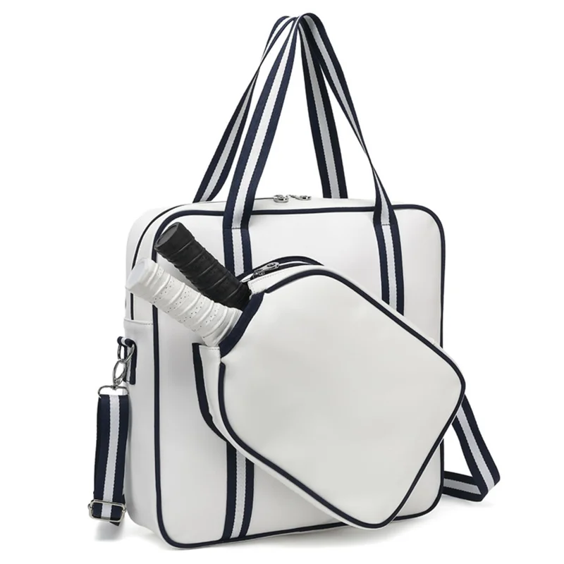Borsa per Racchetta in Pelle PU 5625 - Blu Scuro
