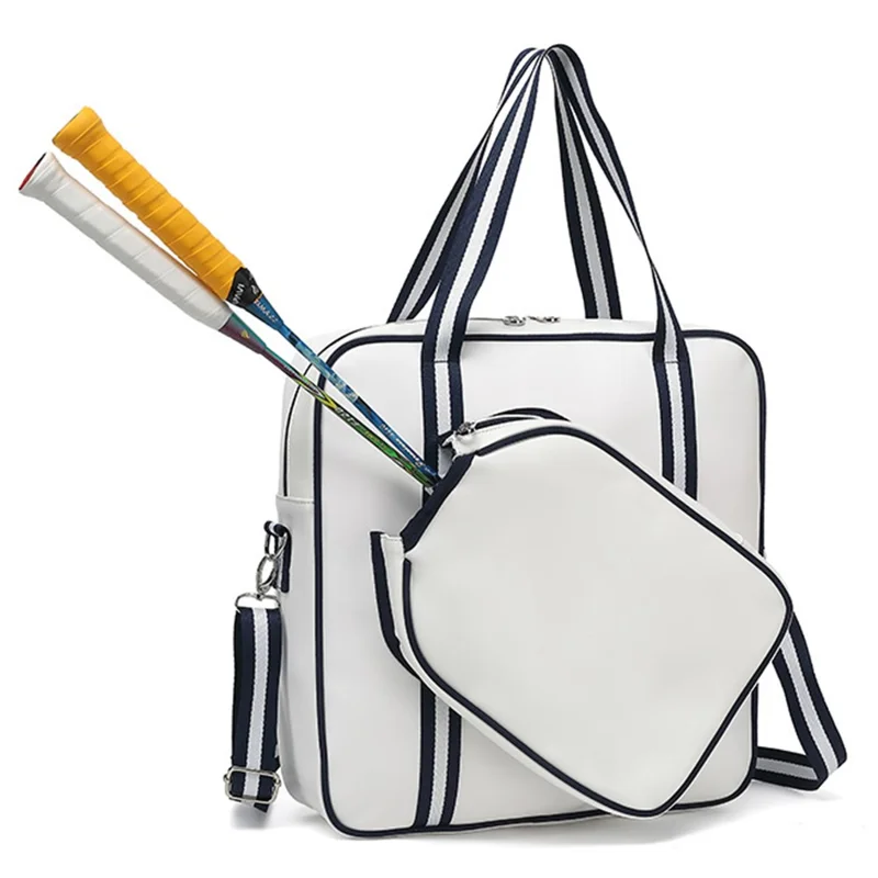 Borsa per Racchetta in Pelle PU 5625 - Blu Scuro