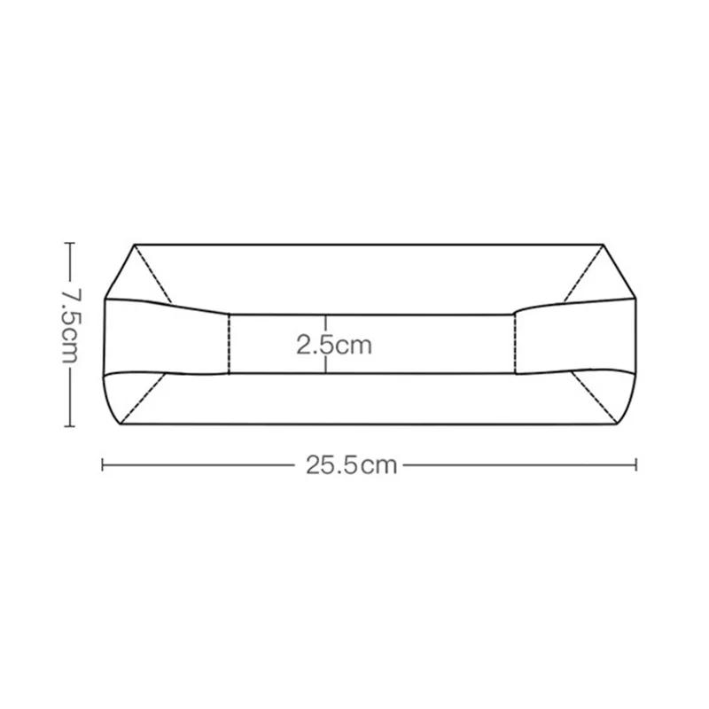 GOUNOD HT011 Solid Color Headband Elastic Sport Running Sweat Wicking Hairband - Black