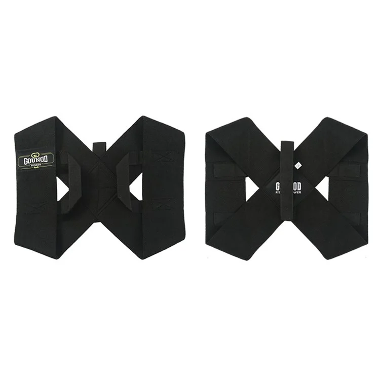 GOUNOD HB06 Banc de Presse Barre de Traction Ceinture de Fitness pour l'Épaule Entraînement Correctif Sangle Ouverte Auxiliaire de l'Épaule - Noir S / (45KG-55KG)