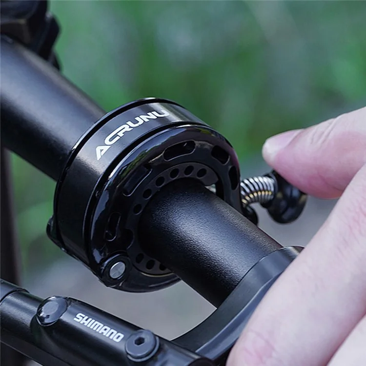 ACRUNU Bicycle Bell MTB Road Bike Horn Ring Safety Alarm Cycling Handlebar Mini Bell - Transparent