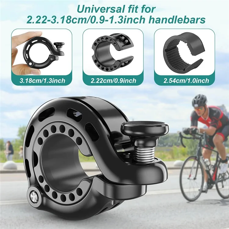 ACRUNU Bicycle Bell MTB Road Bike Horn Ring Safety Alarm Cycling Handlebar Mini Bell - Blue