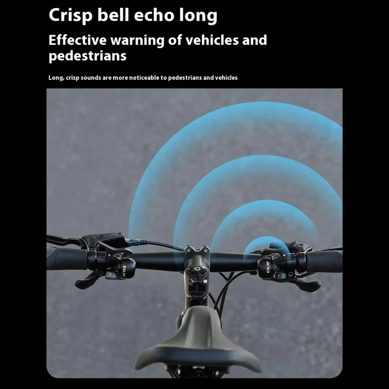 ESLNF 08CL0054 Campanello per bicicletta da montagna Corno per bicicletta pieghevole impermeabile Accessori per il ciclismo - Destra