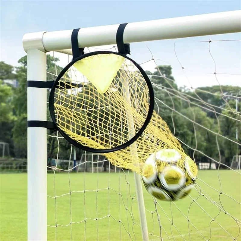 Red de Entrenamiento para Objetivo de Fútbol, Equipo de Práctica para Mejorar la Precisión de Disparo - Amarillo