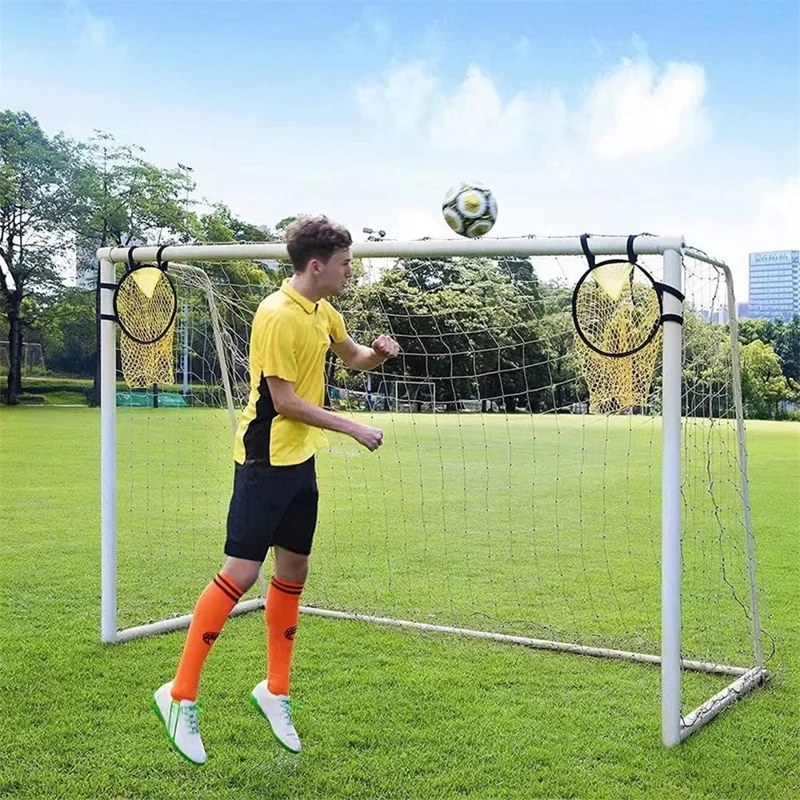 Red de Entrenamiento para Objetivo de Fútbol, Equipo de Práctica para Mejorar la Precisión de Disparo - Amarillo