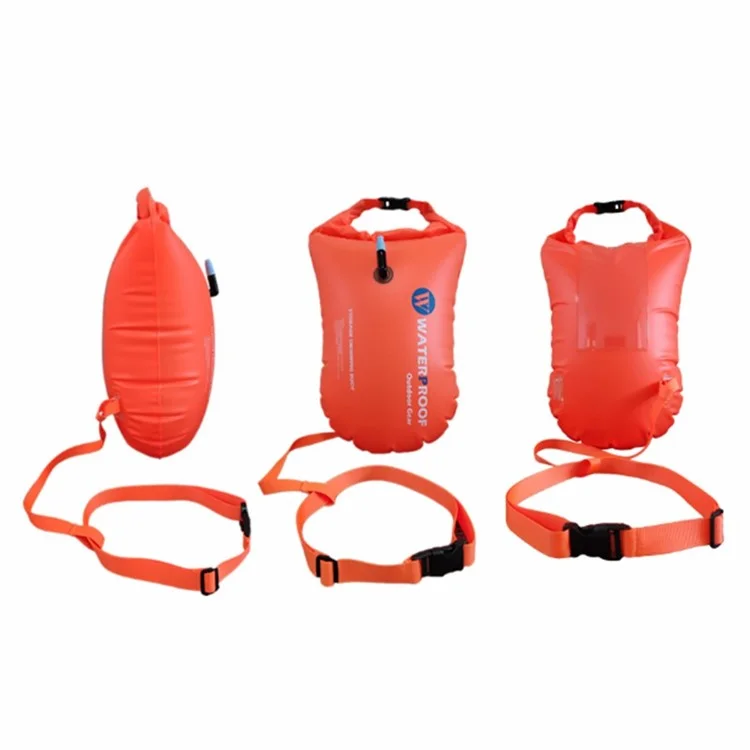 Outdoor Dry Bag Swimming Waterproof Bags Sack Floating Gear Bags for Boating Fishing Rafting - Orange