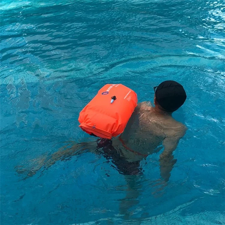 Bolsa Seca para Exterior Bolsa Impermeável para Natação Bolsa Flutuante para Barco, Pesca, Rafting - Laranja