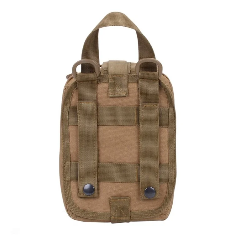 A87 Outdoor Equipment Oxford Cloth First-aid Kit Waterproof Tactical Medical Bag Waist Pouch for Climbing Camping - CP