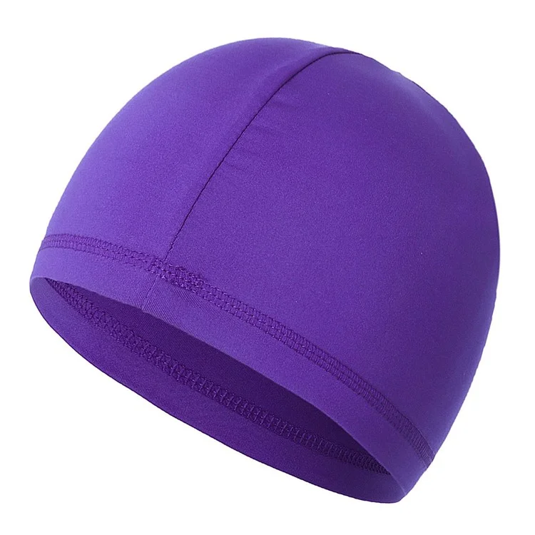 Quick Dry Sunproof Summer Cycling Cap Camouflage Bike Motorcycle Helmet Liner Hat Ice Silk Sport Headwear - Dark Purple