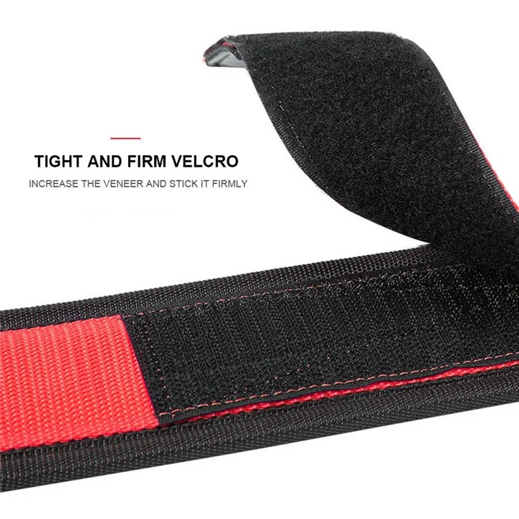 AOLIKES HY-7983 Gewichthebergürtel Lendenstütze Kniebeuge-Training Power-Lifting-Gürtel Fitness-Gym-Taillenprotektor - Rot/L