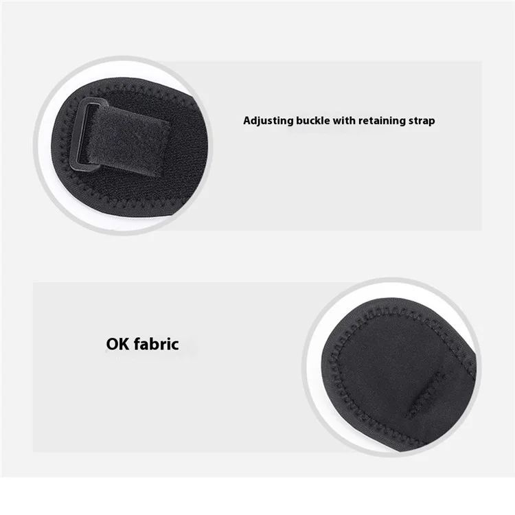 REXCHI HX13 1Pc Adjustable Sport Knee Pad Running Fitness Basketball Knee Patella Stabilizer Brace Support Strap