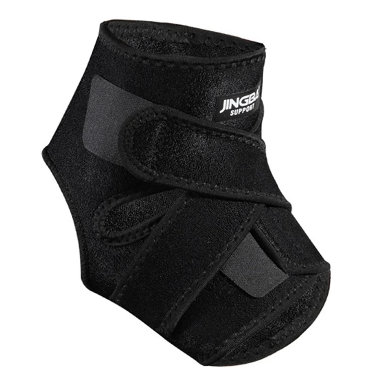 Jingba Support 1pc Compression Brace Brace Elastic And Comfort Ankle Support Per La Caviglia Slogata, Stabilizzare I Legamenti, Prevenire Il Re-jury