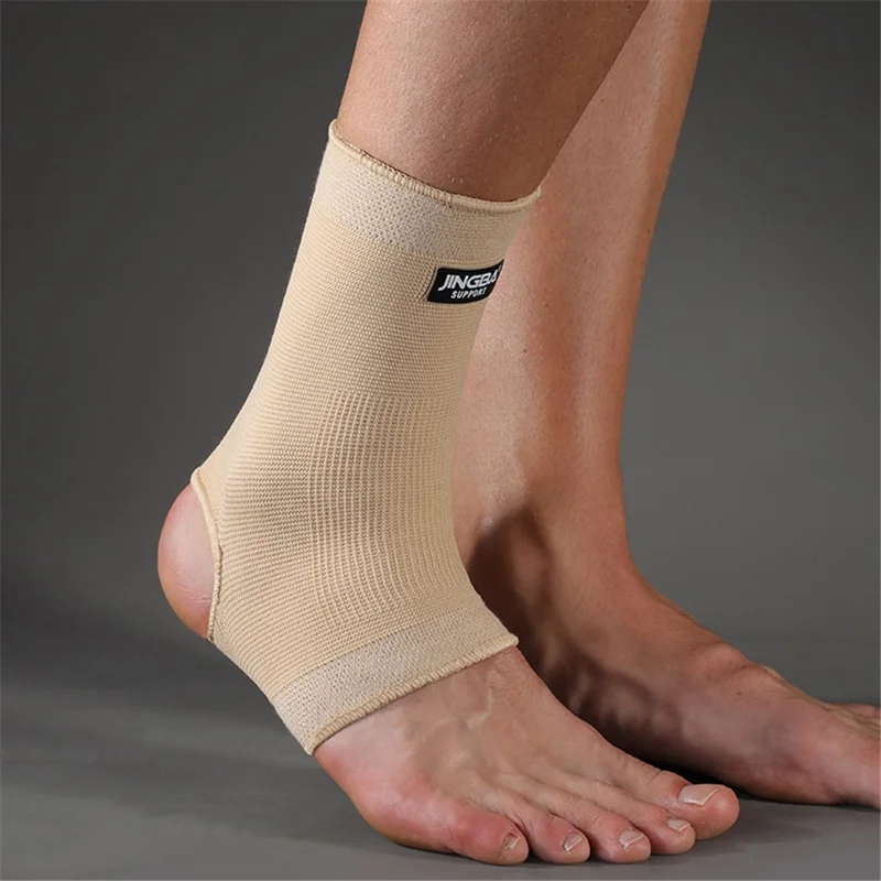 JINGBA SUPPORT 4047 1Pc Basketball Ankle Support Guard Football Ankle Brace Protective Sleeve - S/M