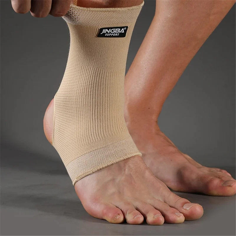 JINGBA SUPPORT 4047 1Pc Basketball Ankle Support Guard Football Ankle Brace Protective Sleeve - S/M