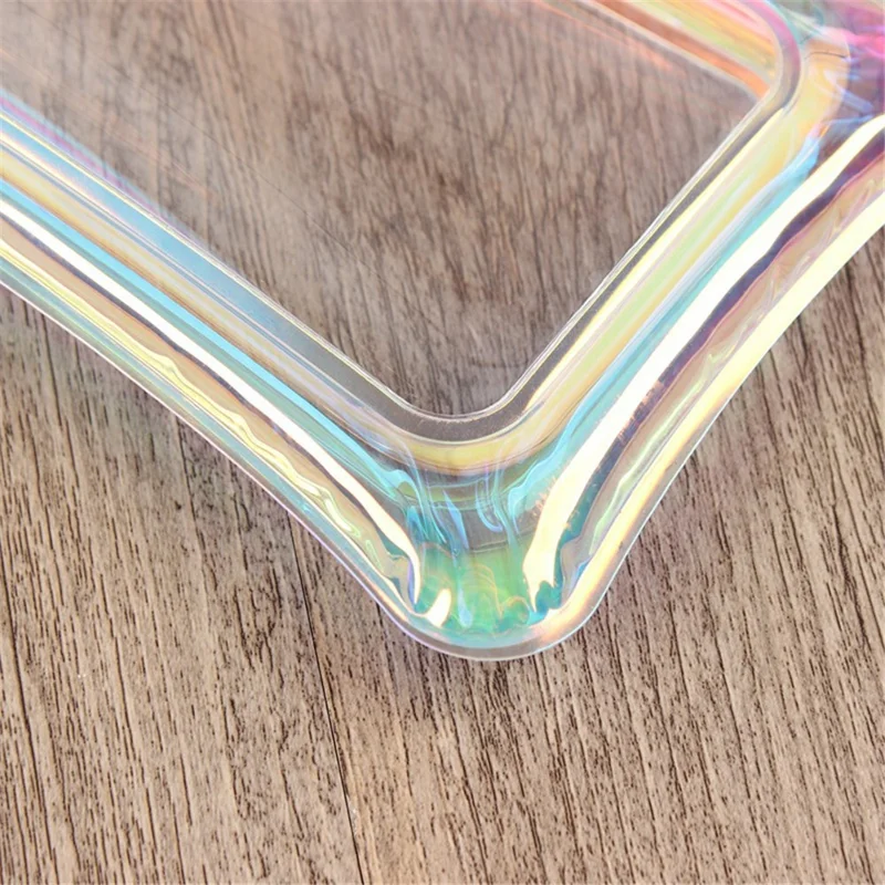 Laser Transparent Phone Pouch Floating Airbag Design IPX8 Waterproof Case Dry Bag with Lanyard - Blue