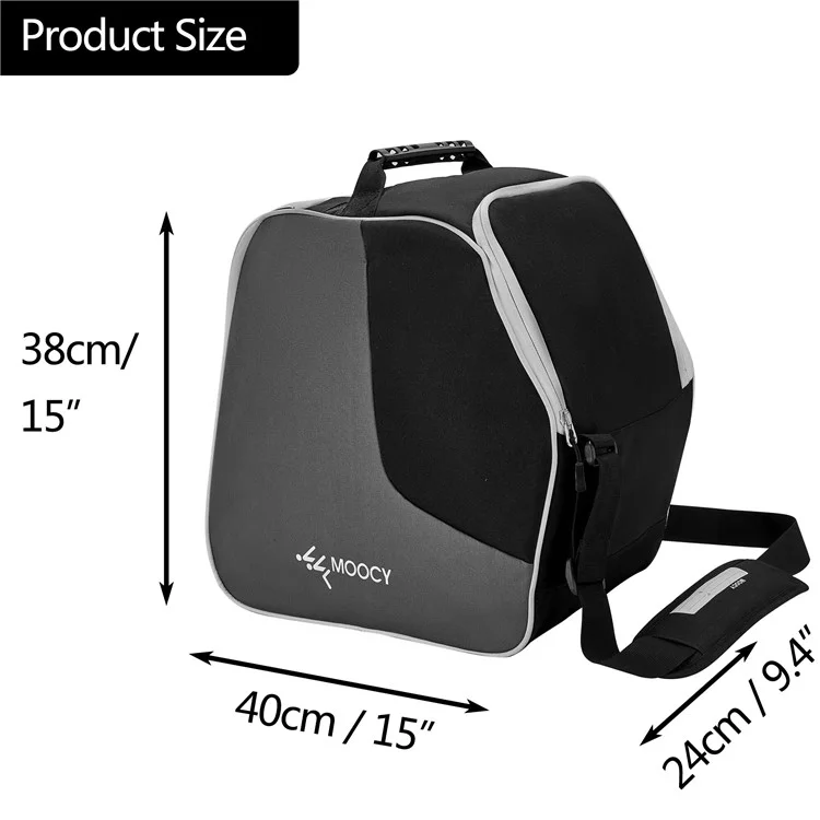 MOOCY gs22 Bolsa para Botas de Esqui Bolsa de Armazenamento de Botas de Snowboard Bolsa para Capacetes Óculos Luvas