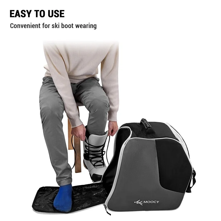 MOOCY gs22 Bolsa para Botas de Esqui Bolsa de Armazenamento de Botas de Snowboard Bolsa para Capacetes Óculos Luvas