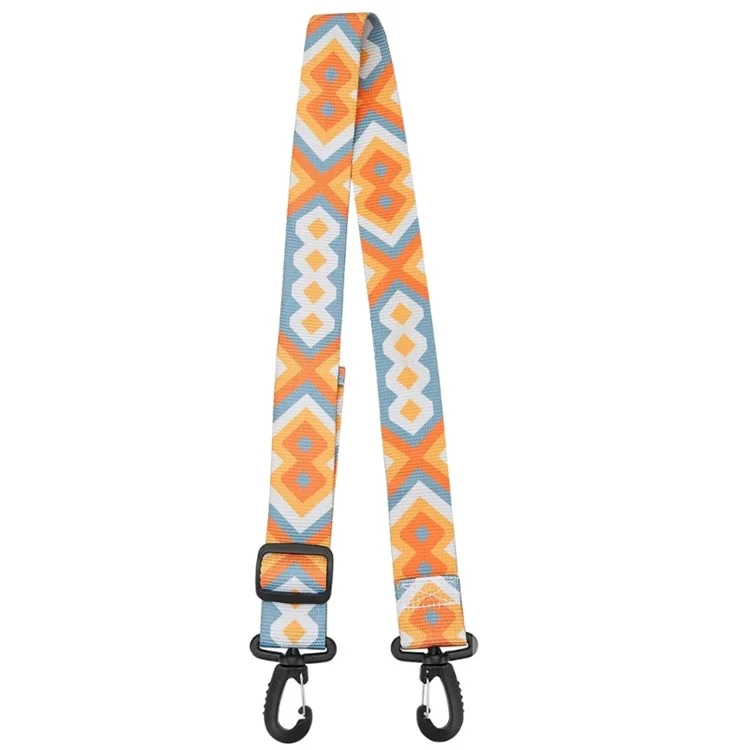 90cm Ski Boot Carrier Strap Snowboard Boots Adjustable Shoulder Strap Sports Accessory - Yellow Blue