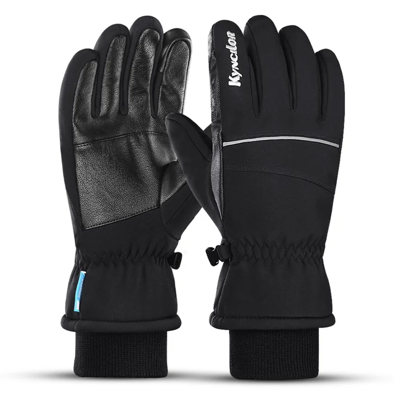 KYNCILOR A0086 1 Pair Waterproof Ski Snow Gloves Winter Warm Touch Screen Snowboard Gloves - XL