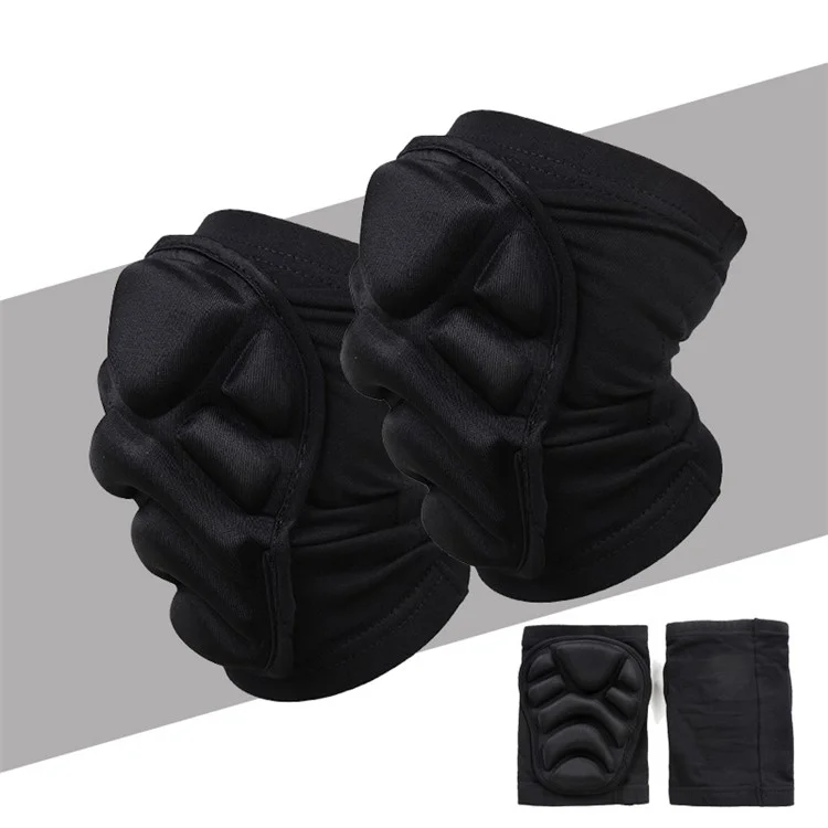 4130 1 Pair Anti-fall Knee Guard Ski Skating Skateboard Cycling Anti-collision Knee Pads - S