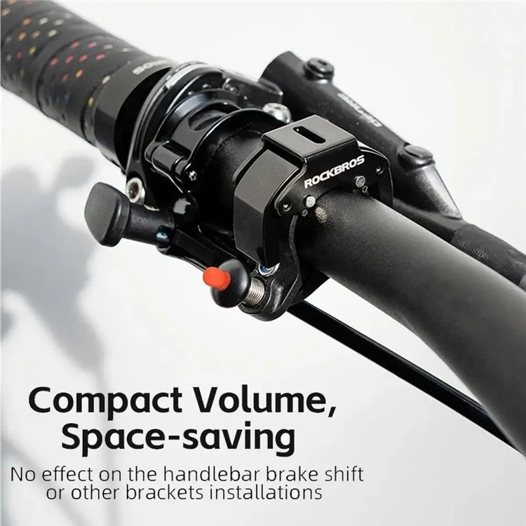 ROCKBROS Stainless Steel + Aluminum Alloy + PA Bike Bell Mountain Bicycle Loud Sound Horn - Red